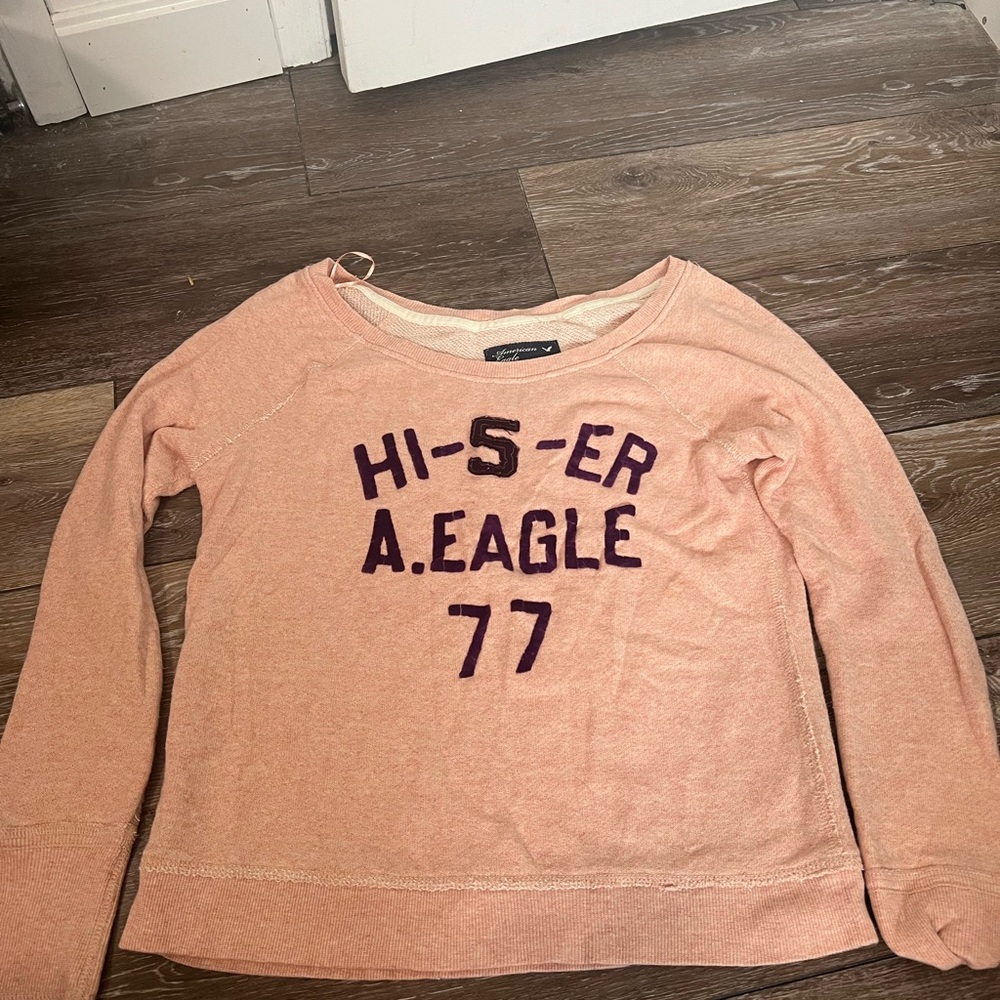 American Eagle Outfitters Pink Knit Top